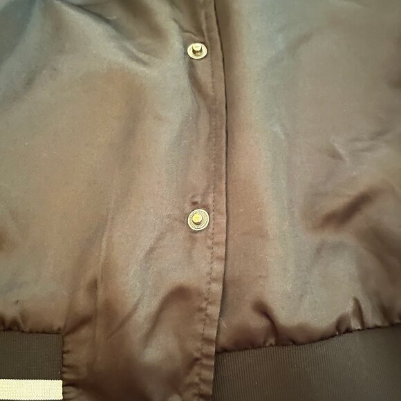 Playboy Official Black & White Varsity Jacket with Iconic Bunny Logo Size Large - Picture 9 of 11